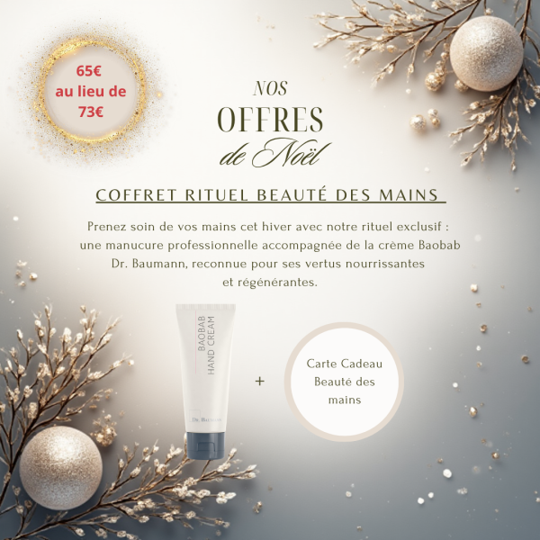 offrir un soins pour la beauté des mains et manucure pour Noël à Marseille 13008