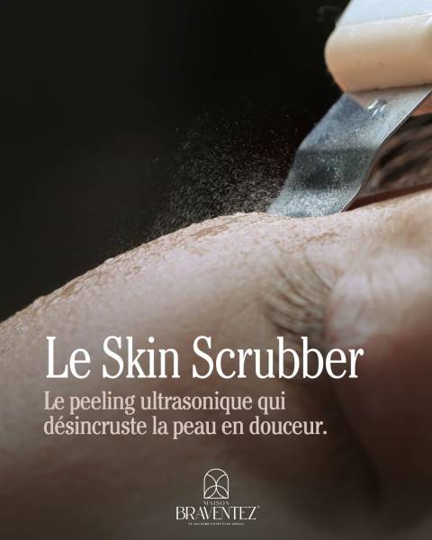 soin du visage désincrustant, nettoyage de la peau en profondeur avec le SkinScrubber à Marseille 13008