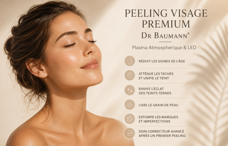 faire un soin visage peeling Dr Baumann visage et cou à Marseille 13008